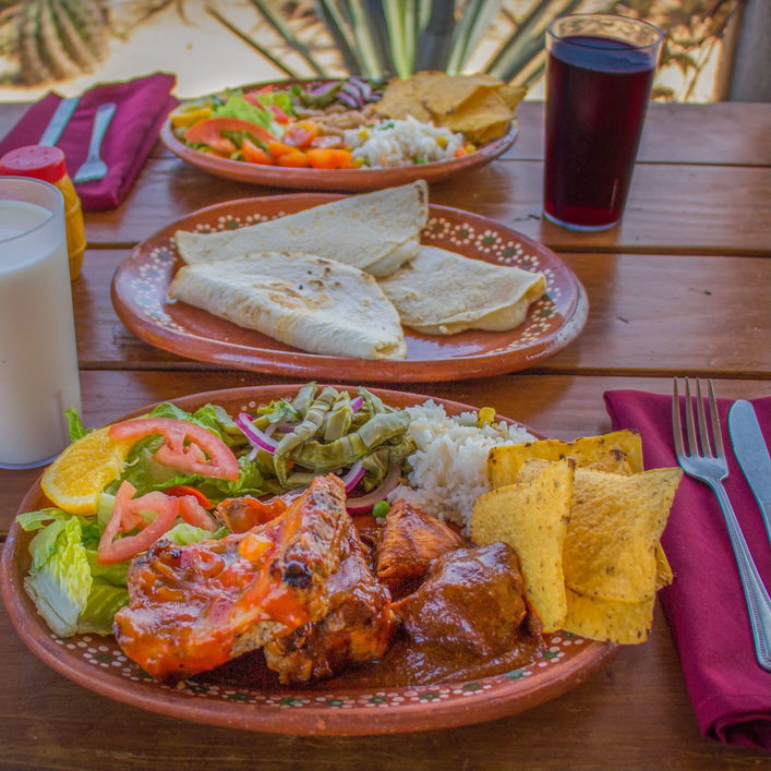 Mexican lunch at Tierra Sagrada